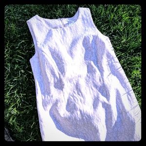 Coldwater Creek shift dress cream 8